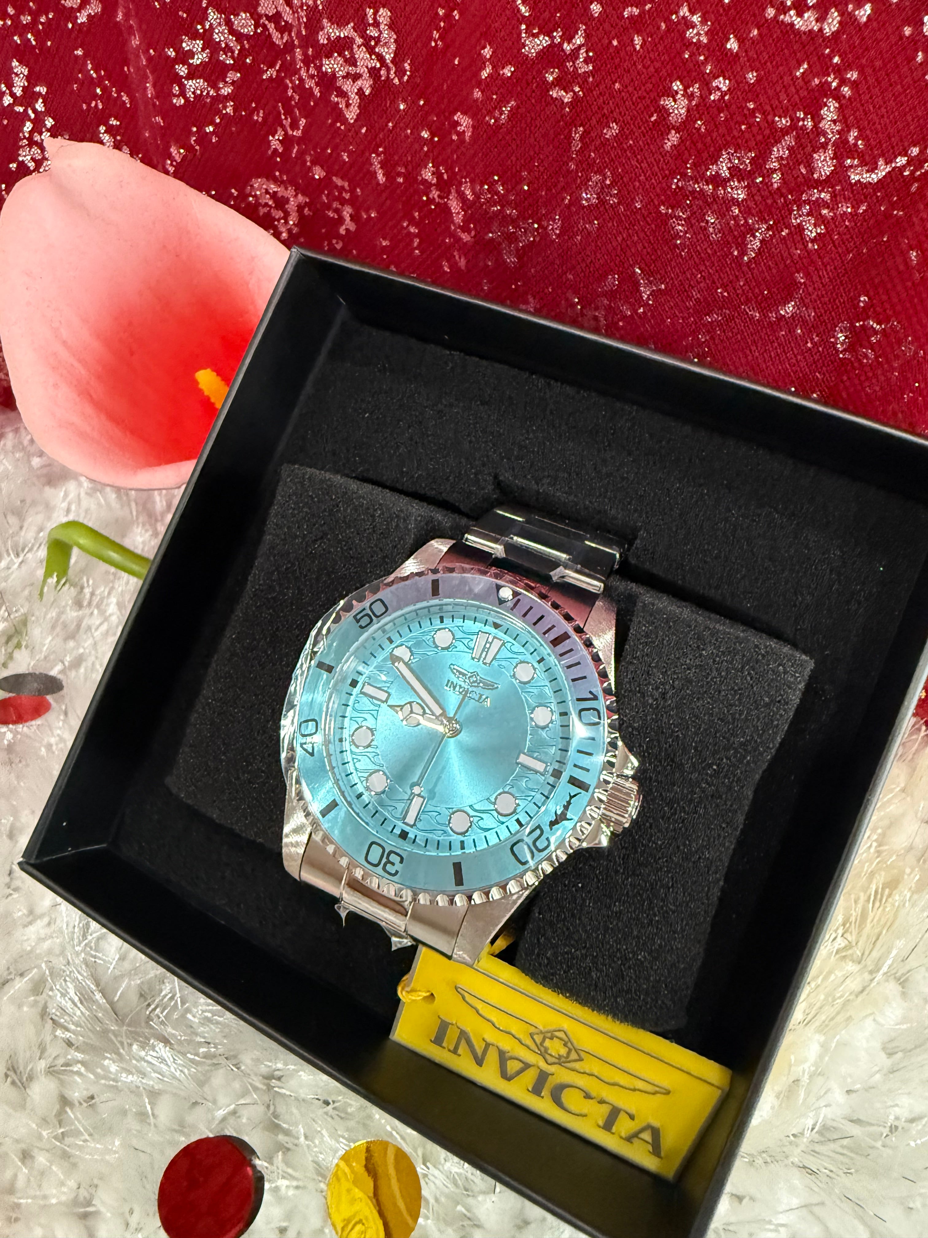 Invicta Pro Diver Men's Watch - 43mm. Steel (50507 Tiffany style