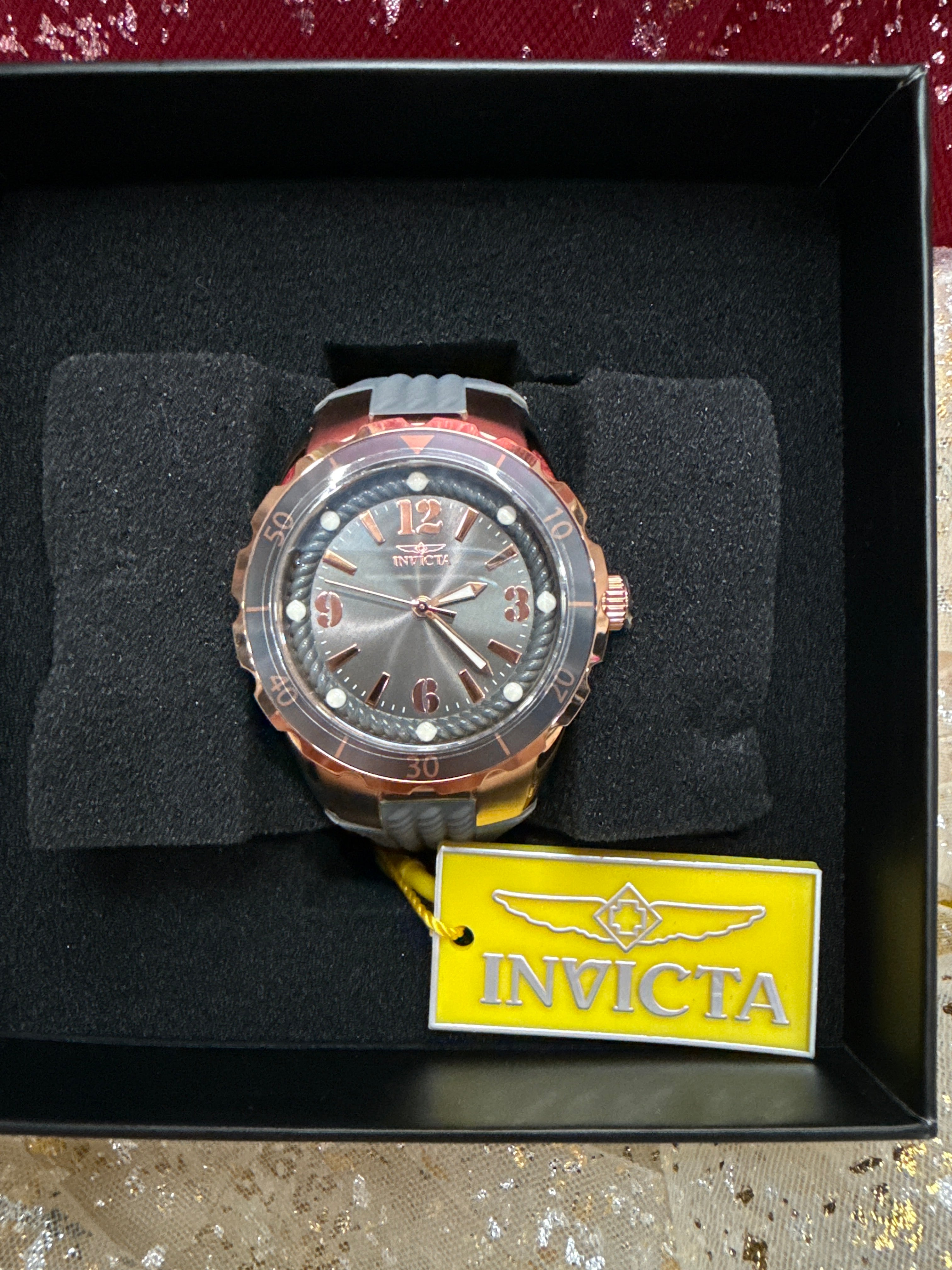 Invicta Angel Halo Women's Watch - 38mm. Charcoal (40310)