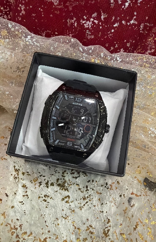 Activa X Invicta Digital Men's Watch - 50mm. Black (ACW8131-004)