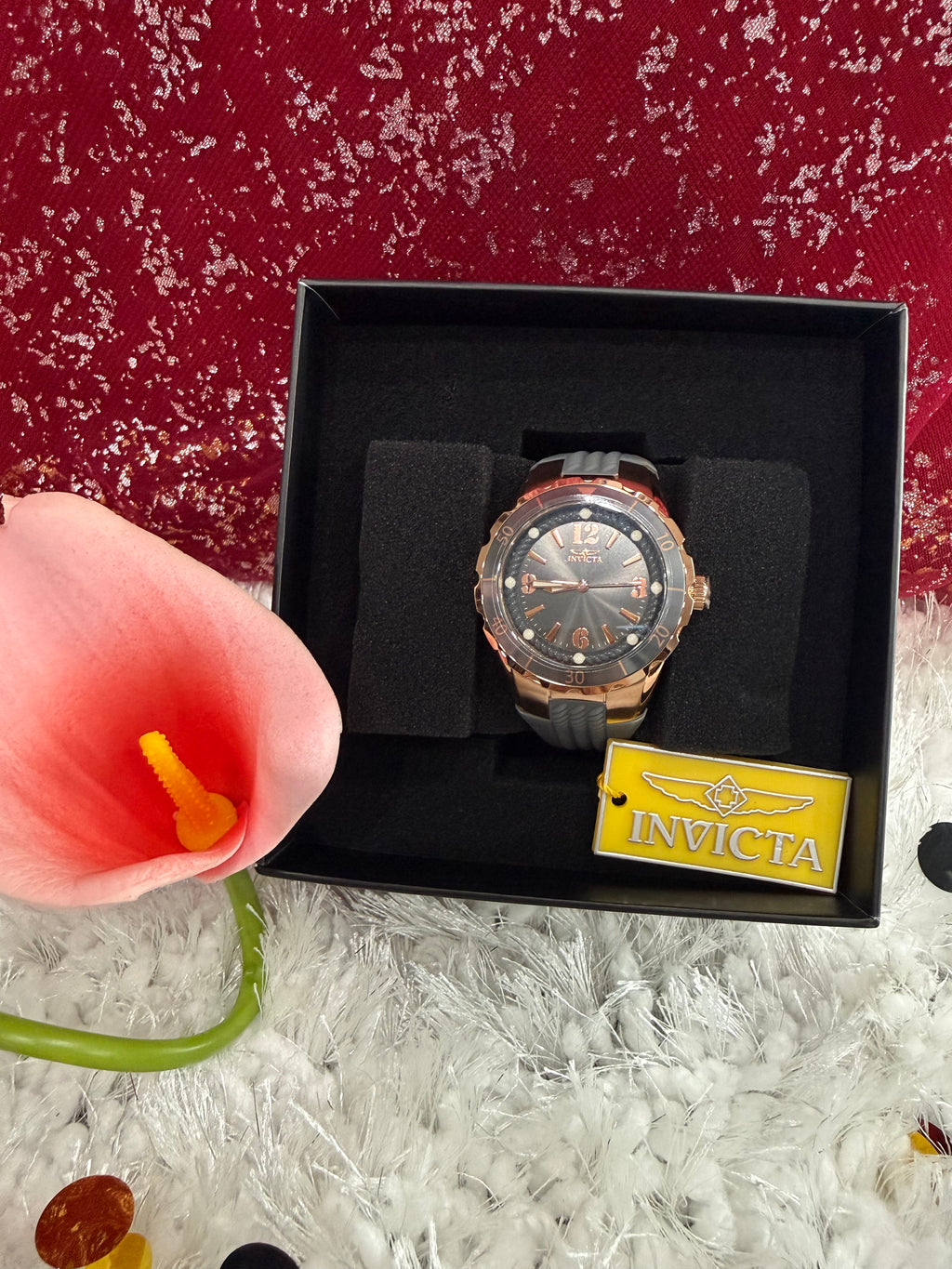 Invicta Angel Halo Women's Watch - 38mm. Charcoal (40310)