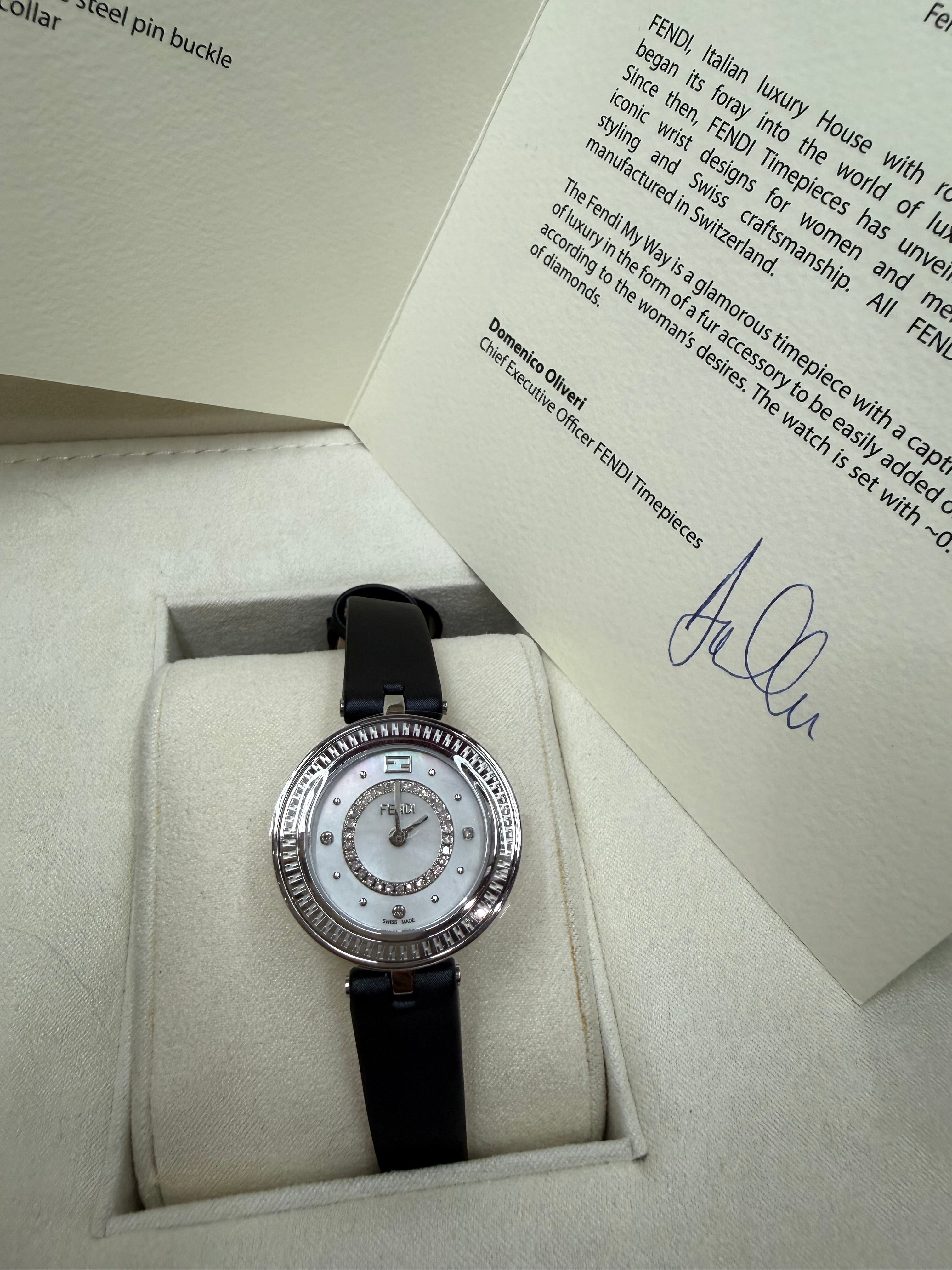 New 100% Authentic Fendi
Diamond Watch