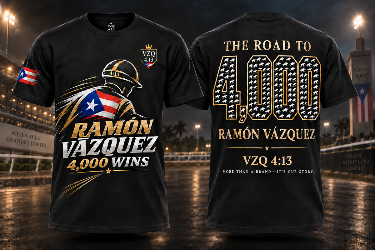 Ramón Vázquez 4,000 Overall Wins Limited-Edition T-Shirt