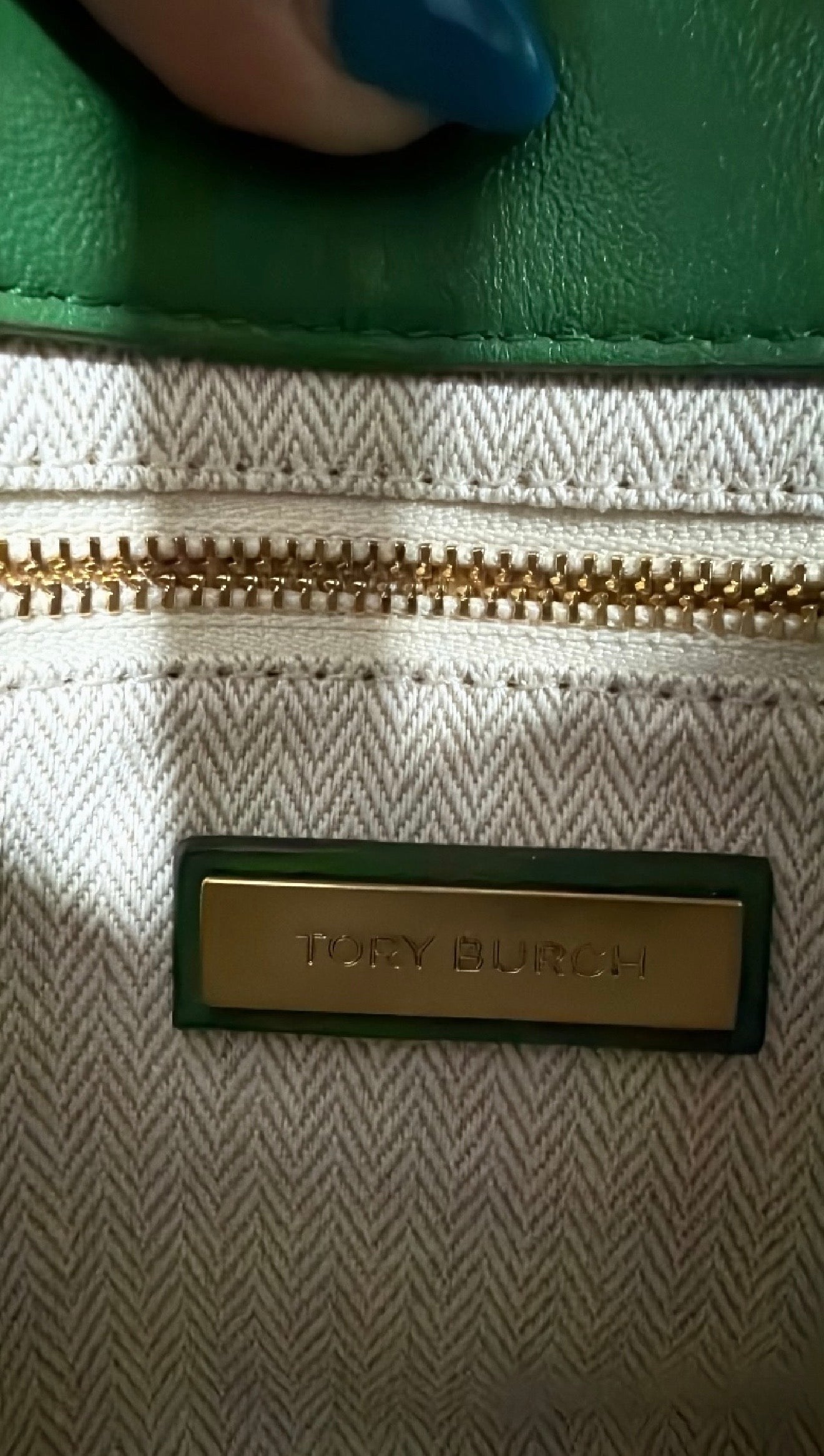 Woven leather handbag, Tory Burch Small Kira Convertible Shoulder Bag