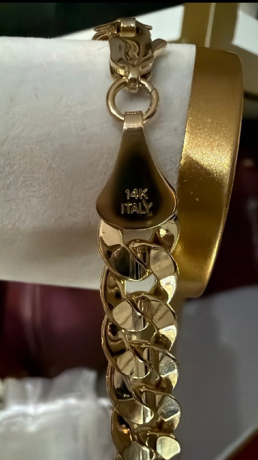 14K gold plated Italy Cuban Chain