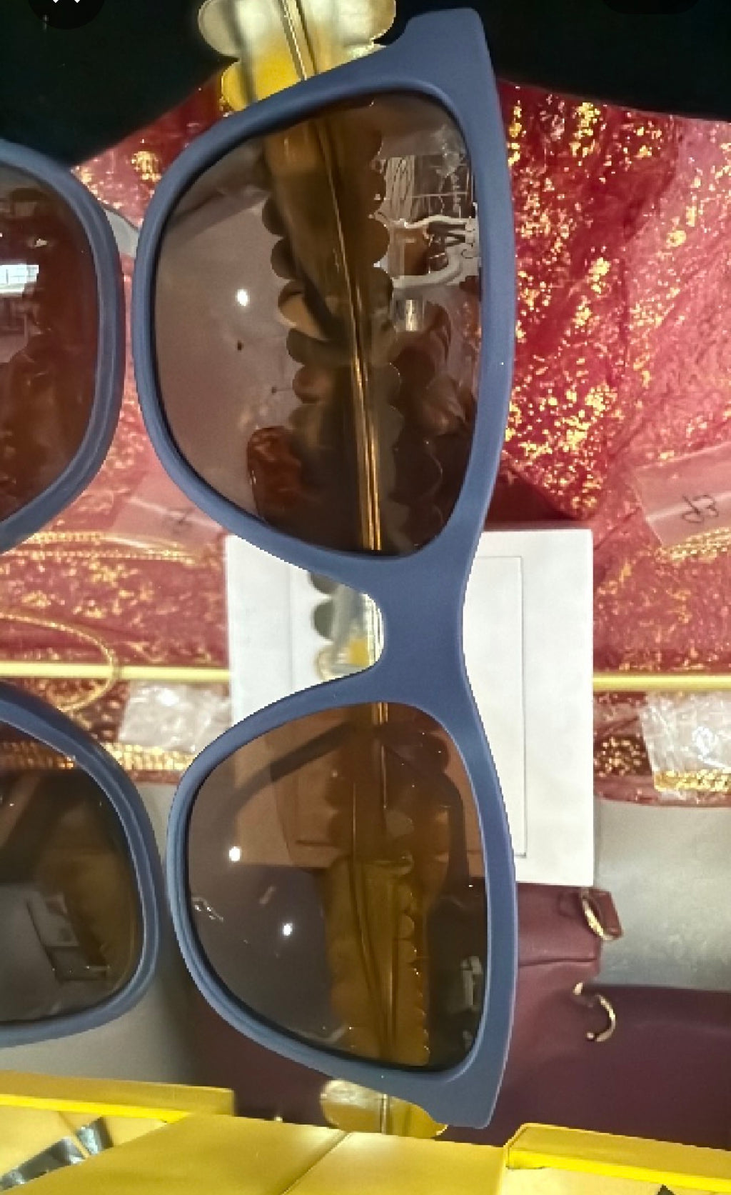 Original sunglasses, Salvatore Ferragamo, men's rectangular frame with gradient lenses